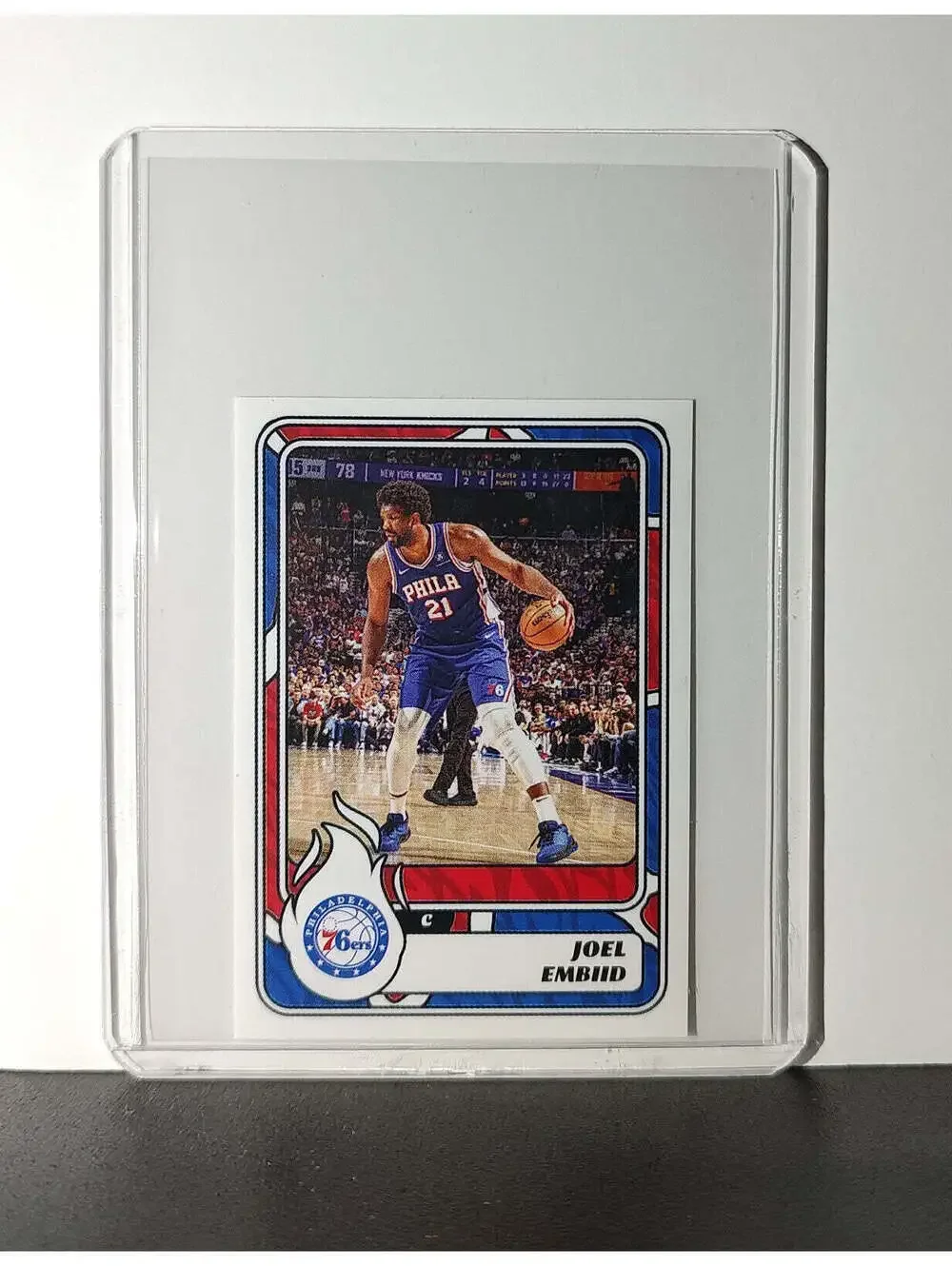 Joel Embiid 2024-25 Panini NBA #256 Sticker Card Philadelphia 76ers